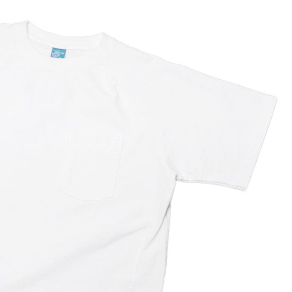画像4: Good On(グッドオン)Short Sleeve Heavy Raglan Pocket Tee(ショートスリーブヘビーラグランポケットTシャツ)"Washed" / White(ホワイト) (4)