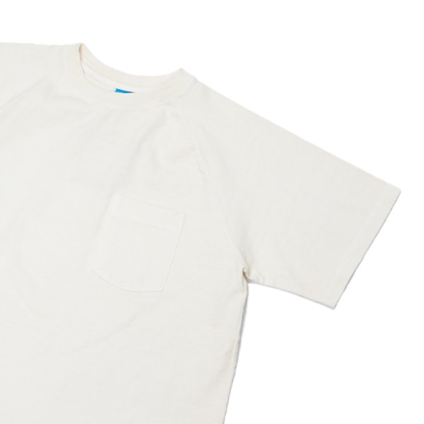 画像4: Good On(グッドオン)Short Sleeve Heavy Raglan Pocket Tee(ショートスリーブヘビーラグランポケットTシャツ)"Pigment Dye" / Natural(ナチュラル) (4)