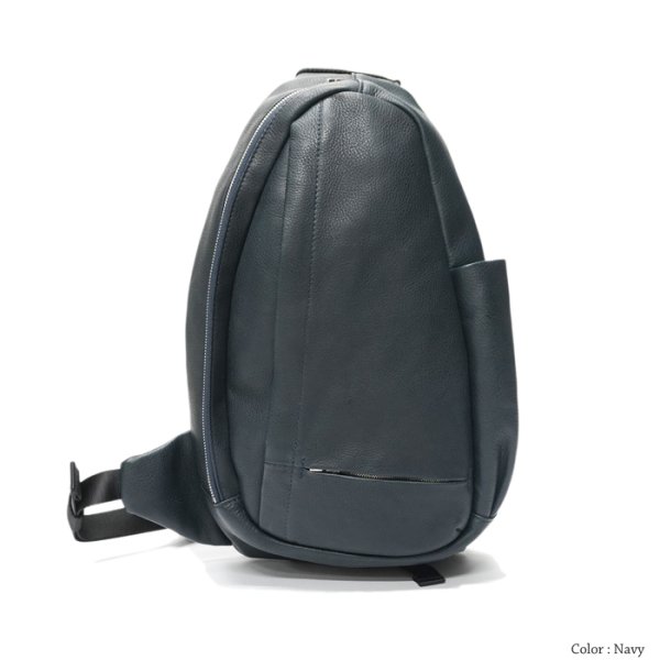 画像2: WILD SWANS(ワイルドスワンズ)CERVINO(チェルヴィーノ)”MINERBA BOX"/Navy(ネイビー)・Black(ブラック) (2)