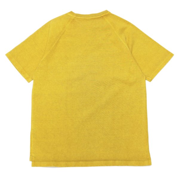 画像2: Good On(グッドオン)Short Sleeve Heavy Raglan Pocket Tee(ショートスリーブヘビーラグランポケットTシャツ)"Pigment Dye" / Banana(バナナ) (2)