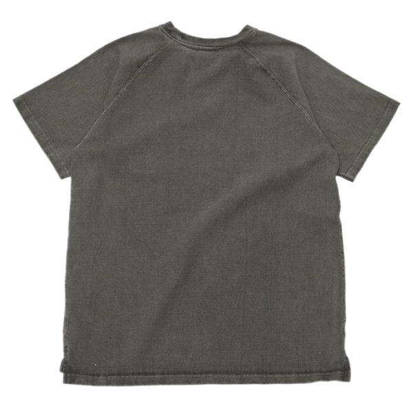 画像2: Good On(グッドオン)Short Sleeve Heavy Raglan Pocket Tee(ショートスリーブヘビーラグランポケットTシャツ)"Pigment Dye" / Black(ブラック) (2)