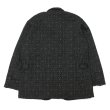 画像2:  ENGINEERED GARMENTS（エンジニアードガーメンツ）Loiter Jacket（ロイタージャケット）"Crest Flocked Jacquard" / Black（ブラック） (2)