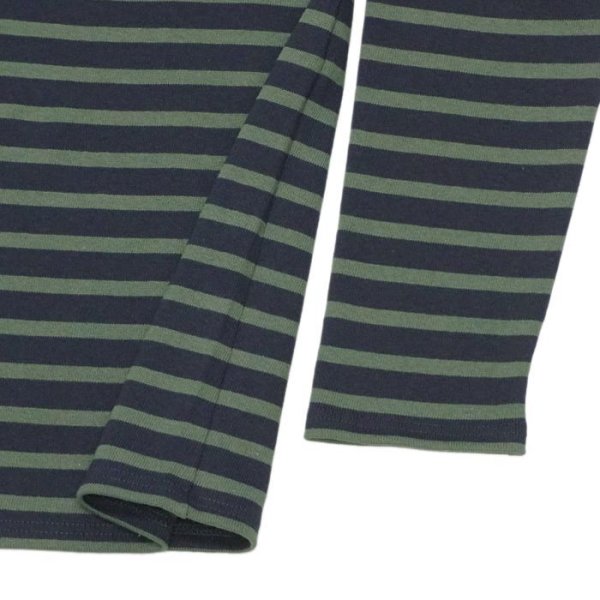 画像5: SAINT JAMES(セントジェームス)OUESSANT(ウエッソン)/NAVY×VEGETAL(ネイビー×カーキ) (5)