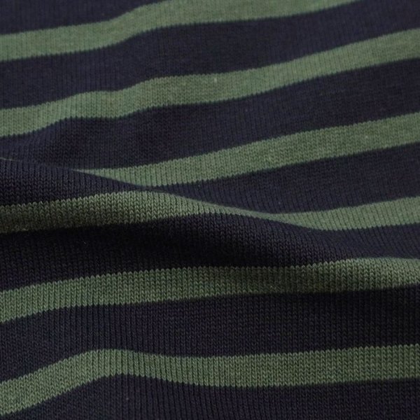画像6: SAINT JAMES(セントジェームス)OUESSANT(ウエッソン)/NAVY×VEGETAL(ネイビー×カーキ) (6)