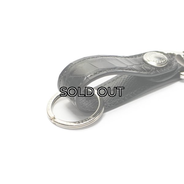 画像3: WILD SWANS（ワイルドスワンズ）BRANCHII（ブランチ2）キーホルダー/ブラック"クロコダイル"×ブラック"サドルプルアップ" (3)