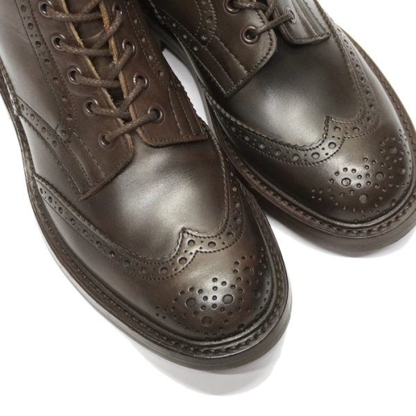 画像6: Tricker's(トリッカーズ)カントリーブローグブーツ(ダイナイトソール)/ Espresso Burnished(エスプレッソバーニッシュド) (6)
