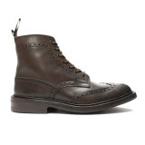 Tricker's（トリッカーズ）カントリーブローグブーツ（ダイナイトソール）/ Espresso Burnished（エスプレッソバーニッシュド）
