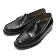 画像2: G.H.BASS（ジーエイチバス）LARSON MOC PENNY LOAFER（ラーソンモックペニーローファー）レザーソール/Black（ブラック） (2)