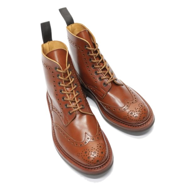 画像3: Tricker's(トリッカーズ)カントリーブローグブーツ(ダイナイトソール)/ Marron Antique(マロンアンティーク) (3)