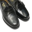 画像6: G.H.BASS（ジーエイチバス）LARSON MOC PENNY LOAFER（ラーソンモックペニーローファー）レザーソール/Black（ブラック） (6)