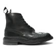 画像1: Tricker's（トリッカーズ）カントリーブローグブーツ（ダイナイトソール）/ Black Box Calf（ブラックボックスカーフ） (1)