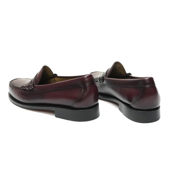 画像5: G.H.BASS(ジーエイチバス)LARSON Moc Penny Loafer(ラーソン:モックペニーローファー)"Leather Sole" / Wine(ワイン) (5)