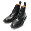 画像2: Tricker's（トリッカーズ）カントリーブローグブーツ（ダイナイトソール）/ Black Box Calf（ブラックボックスカーフ） (2)