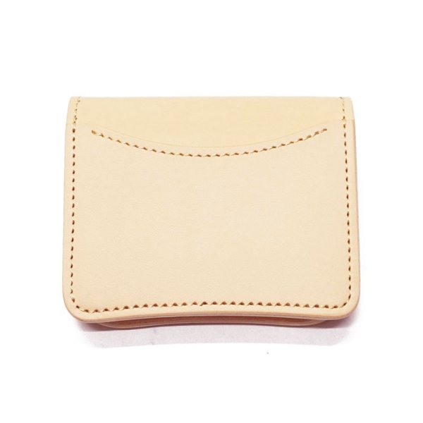 画像2: WILD SWANS(ワイルドスワンズ)PALM-V2(パームV2)コンパクトウォレット"サドルプルアップ"/Natural(ナチュラル) (2)