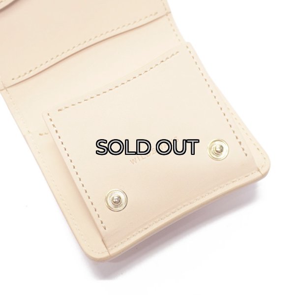 画像8: WILD SWANS（ワイルドスワンズ）PALM-V2（パームV2）コンパクトウォレット"サドルプルアップ"/Natural（ナチュラル） (8)