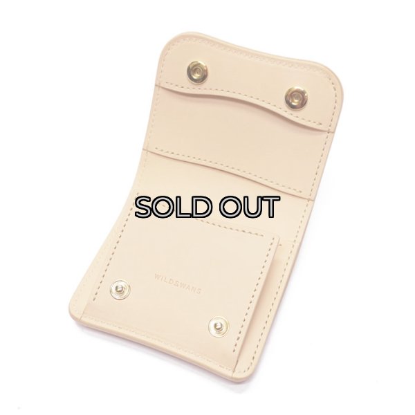 画像5: WILD SWANS（ワイルドスワンズ）PALM-V2（パームV2）コンパクトウォレット"サドルプルアップ"/Natural（ナチュラル） (5)