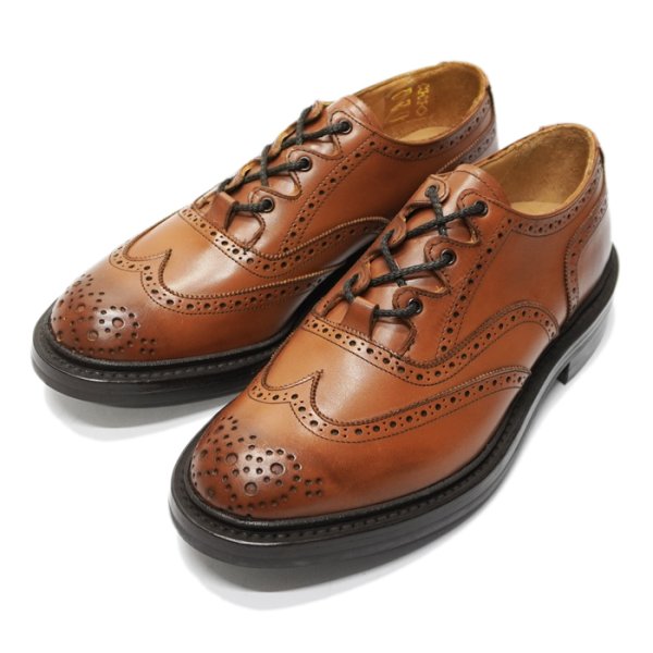 画像2: Tricker's(トリッカーズ)ギリーブローグシューズ(ダイナイトソール)/Beechnut Burnished(ビーチナッツバーニッシュド) (2)