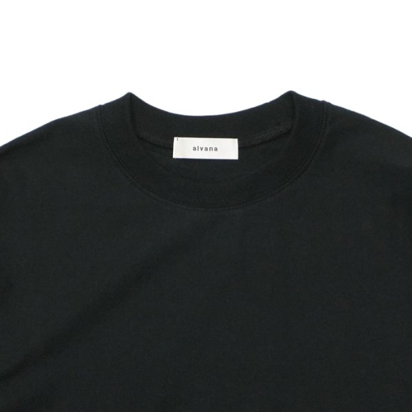 画像3: alvana(アルヴァナ)B.D SWEAT TEE SHIRT(スウェットTシャツ)”空紡”/Black(ブラック) (3)