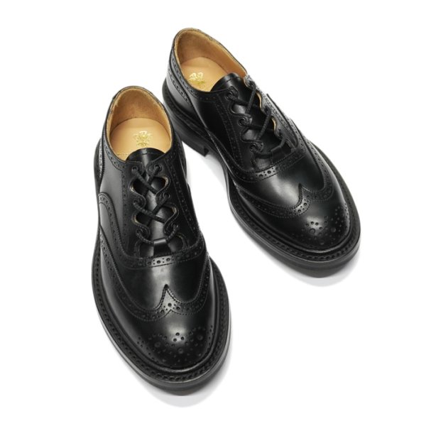 画像3: Tricker's(トリッカーズ)ギリーブローグシューズ(ダイナイトソール)/Black Box Calf(ブラックボックスカーフ) (3)