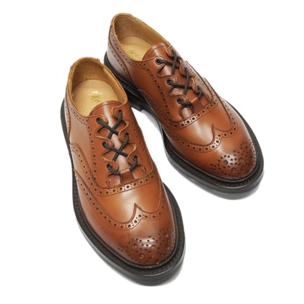 画像4: Tricker's(トリッカーズ)ギリーブローグシューズ(ダイナイトソール)/Beechnut Burnished(ビーチナッツバーニッシュド) (4)