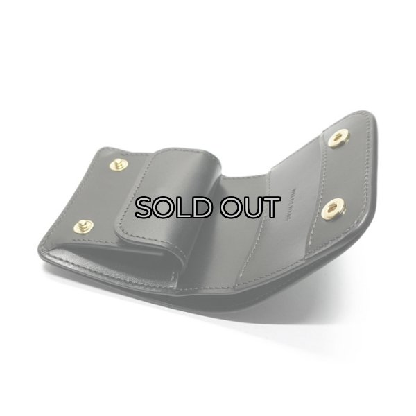 画像6: WILD SWANS(ワイルドスワンズ)CASA(カーサ)コンパクトウォレット/Black(ブラック)"サドルプルアップ" (6)