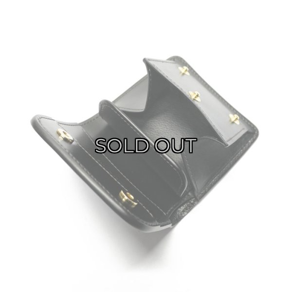 画像7: WILD SWANS(ワイルドスワンズ)CASA(カーサ)コンパクトウォレット/Black(ブラック)"サドルプルアップ" (7)