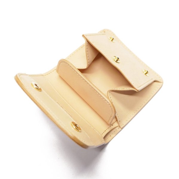 画像7: WILD SWANS（ワイルドスワンズ）CASA（カーサ）コンパクトウォレット/Natural(ナチュラル)"サドルプルアップ" (7)