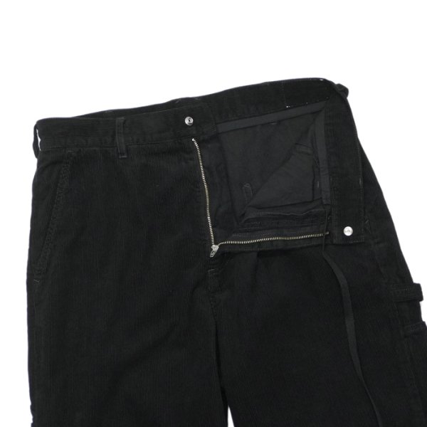 画像2: ＜30%OFF＞SMITH'S AMERICAN（スミスアメリカン）LES HALLES Painter（レアールペインター）"14W Corduroy" / Noir（ブラック） (2)