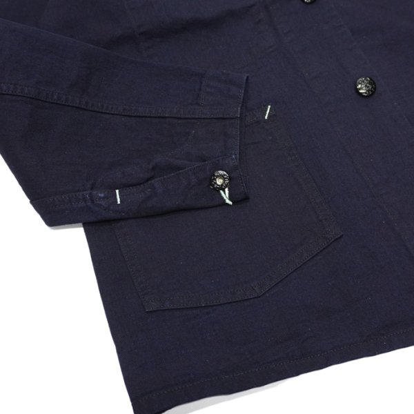 画像7: 【PointUp10%11/10迄】Post O'Alls(ポストオーバーオールズ)No.1 Jacket(No,1ジャケット) "Flat Twill" / Indigo(インディゴ) (7)