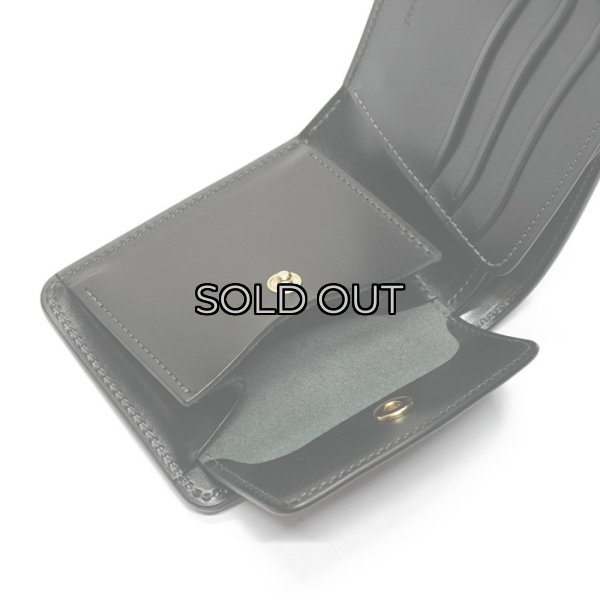 画像6: WILD SWANS（ワイルドスワンズ）GROUNDER（グラウンダー）2つ折りウォレット/ブラック"シェルコードバン"×ブラック"サドルプルアップ" (6)