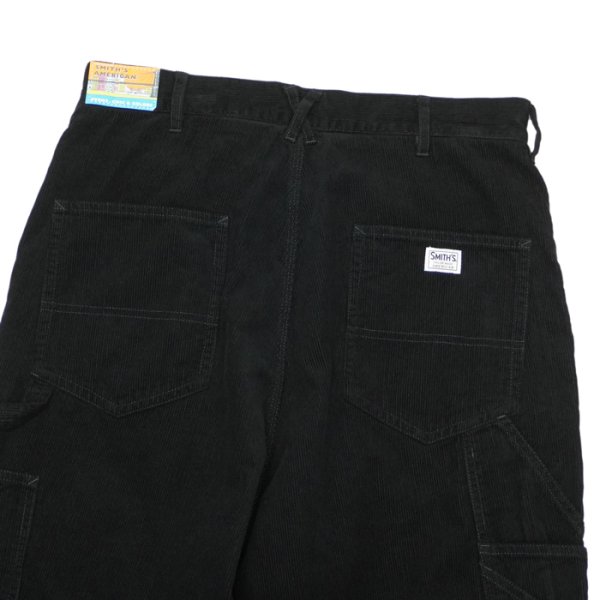 画像4: ＜30%OFF＞SMITH'S AMERICAN（スミスアメリカン）LES HALLES Painter（レアールペインター）"14W Corduroy" / Noir（ブラック） (4)