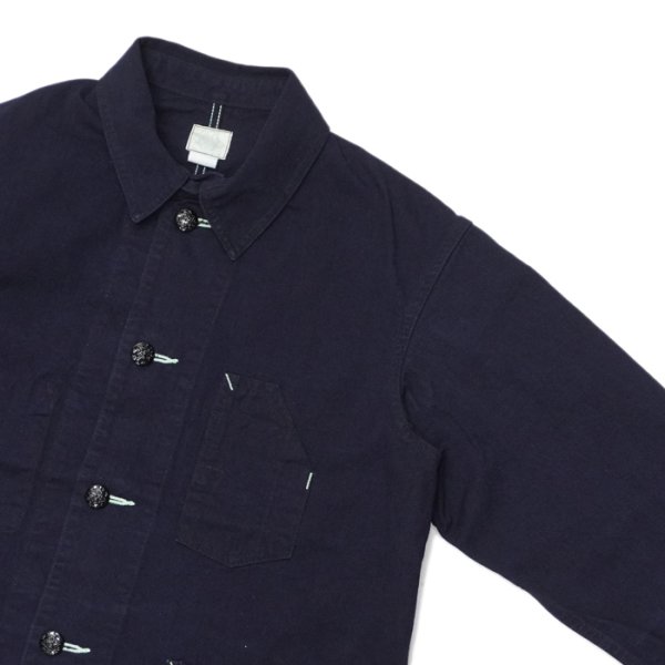 画像5: 【PointUp10%11/10迄】Post O'Alls(ポストオーバーオールズ)No.1 Jacket(No,1ジャケット) "Flat Twill" / Indigo(インディゴ) (5)