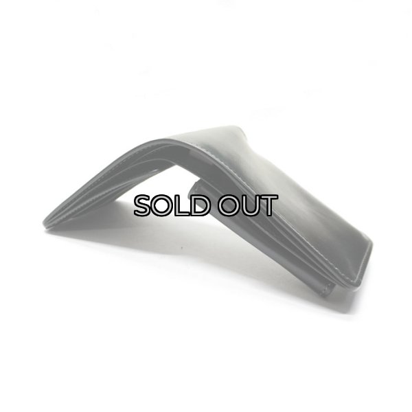 画像4: WILD SWANS（ワイルドスワンズ）GROUNDER（グラウンダー）2つ折りウォレット/ブラック"シェルコードバン"×ブラック"サドルプルアップ" (4)