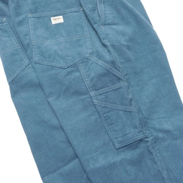 画像6: ＜30%OFF＞SMITH'S AMERICAN（スミスアメリカン）LES HALLES Painter（レアールペインター）"14W Corduroy" / Bleu（ブルー）※Mサイズのみ (6)