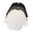 画像7: blurhms ROOTSTOCK（ブラームスルーツストック）Rough&Smooth Thermal Baseball Tee（ラフ&スムースサーマルベースボールTシャツ）/ Heather Oatmeal（ヘザーオートミール） (7)