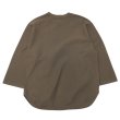 画像2: blurhms ROOTSTOCK（ブラームスルーツストック）Rough&Smooth Thermal Baseball Tee（ラフ&スムースサーマルベースボールTシャツ）/ Khaki Brown（カーキブラウン） (2)