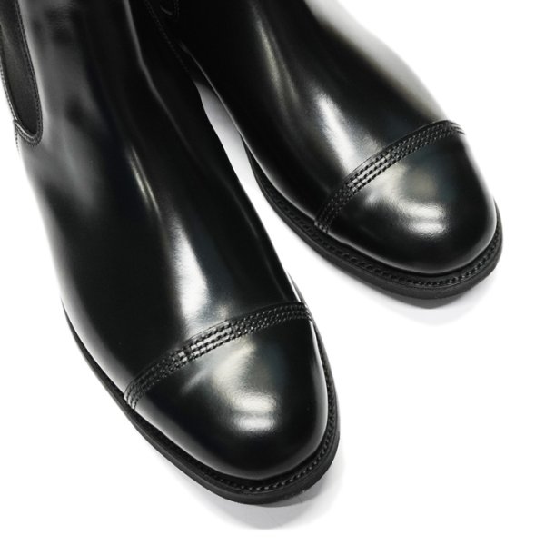 画像6: SANDERS(サンダース)Military Cap Toe Chelsea Boot(ミリタリーキャップトゥチェルシーブーツ)”Polished Leather” / Black(ブラック) (6)