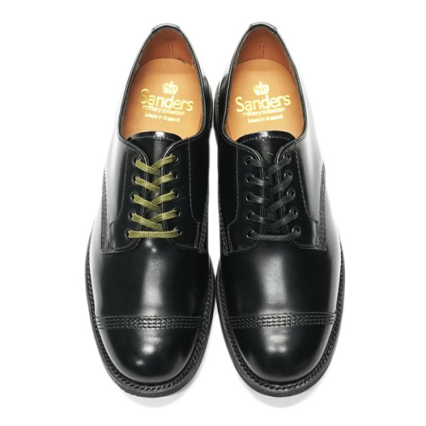 画像8: SANDERS(サンダース)Female Military Derby Shoe(レディース ミリタリーダービーシューズ)Rubber Sole/Black(ブラック) (8)