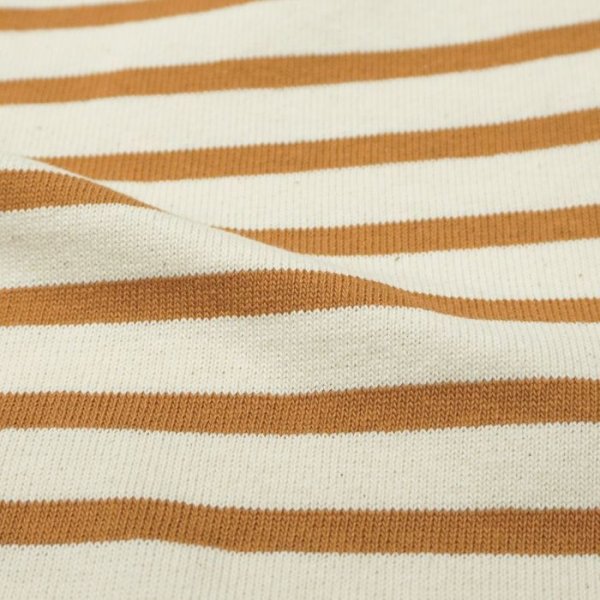 画像6: SAINT JAMES（セントジェームス）OUESSANT LOOSE（ウエッソン・ルーズ）"BORDER" / ECRU×SIENNE（エクリュ×オーク） (6)