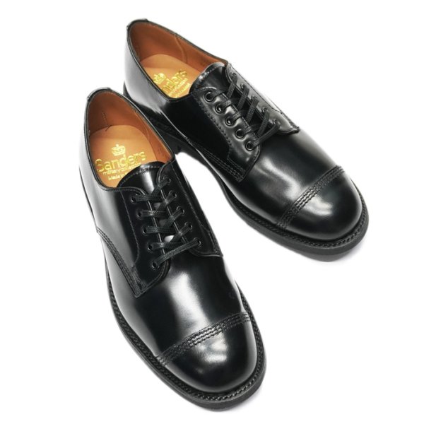 画像3: SANDERS(サンダース)Female Military Derby Shoe(レディース ミリタリーダービーシューズ)Rubber Sole/Black(ブラック) (3)