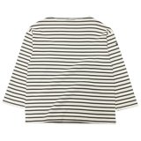 SAINT JAMES（セントジェームス）OUESSANT LOOSE（ウエッソン・ルーズ）"BORDER" / ECRU×TAUPE（エクリュ×トープ）