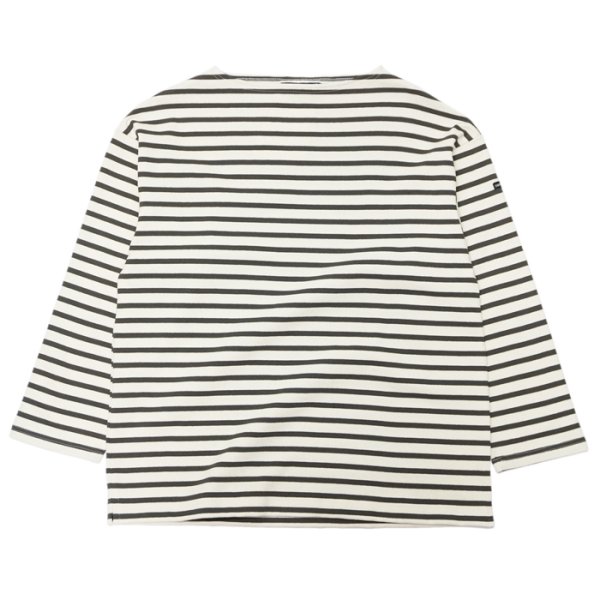 画像1: SAINT JAMES（セントジェームス）OUESSANT LOOSE（ウエッソン・ルーズ）/ ECRU×TAUPE（エクリュ×トープ） (1)
