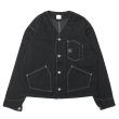 画像1:  Post O'Alls（ポストオーバーオールズ）Stoker's Jacket（ストーカージャケット）"Herringbone Denim" / Black（ブラック） (1)