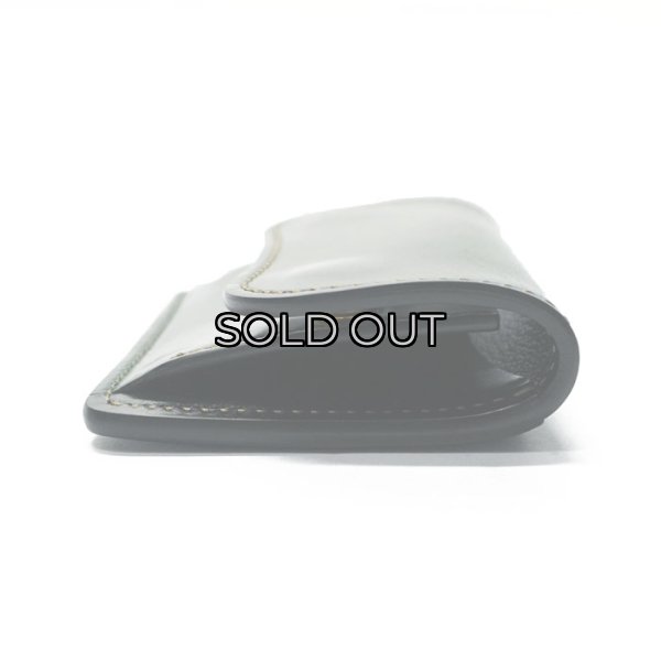 画像4: WILD SWANS(ワイルドスワンズ)Tongue(タング)マルチコインケース/グリーン"シェルコードバン"×ブラック"サドルプルアップ" (4)