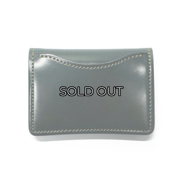 画像2: WILD SWANS(ワイルドスワンズ)Tongue(タング)マルチコインケース/グリーン"シェルコードバン"×ブラック"サドルプルアップ" (2)