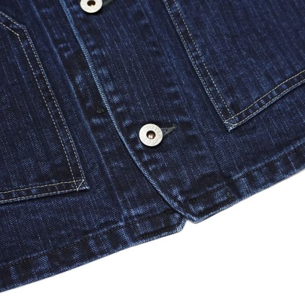 画像7: Post O'Alls（ポストオーバーオールズ）Stoker's Jacket（ストーカージャケット）"Herringbone Denim" / Double Indigo（インディゴ） (7)
