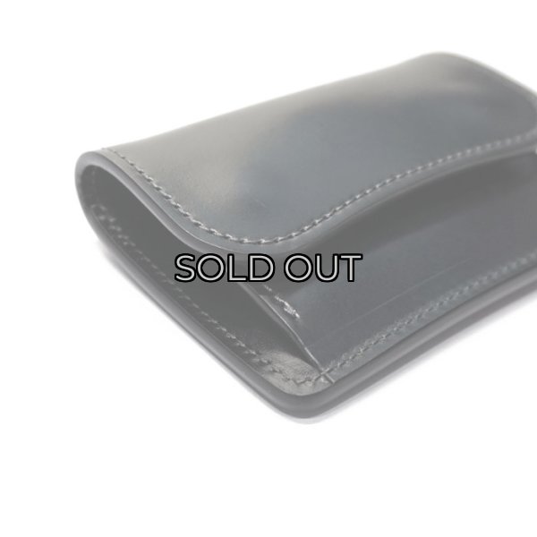 画像3: WILD SWANS（ワイルドスワンズ）TONGUE（タング）マルチコインケース/ブラック"シェルコードバン"×ブラック"サドルプルアップ" (3)