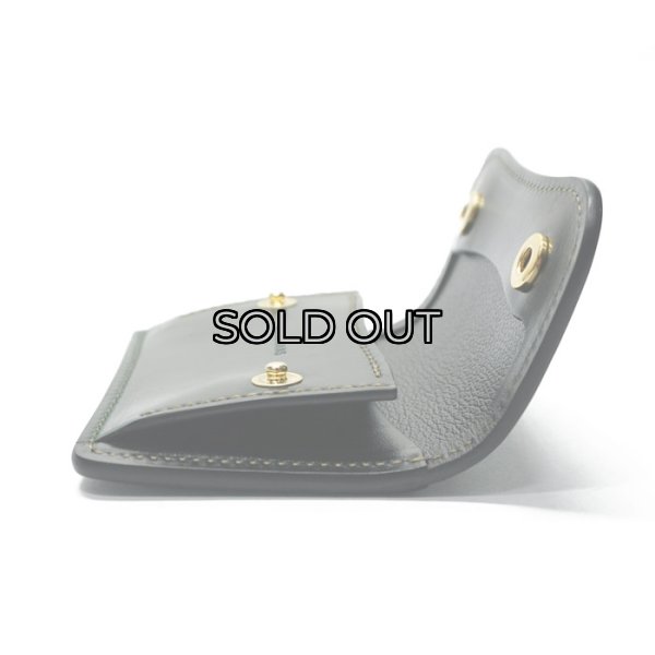 画像5: WILD SWANS(ワイルドスワンズ)Tongue(タング)マルチコインケース/グリーン"シェルコードバン"×ブラック"サドルプルアップ" (5)