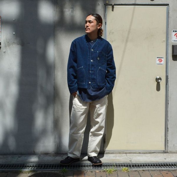 画像12: Post O'Alls（ポストオーバーオールズ）Stoker's Jacket（ストーカージャケット）"Herringbone Denim" / Double Indigo（インディゴ） (12)