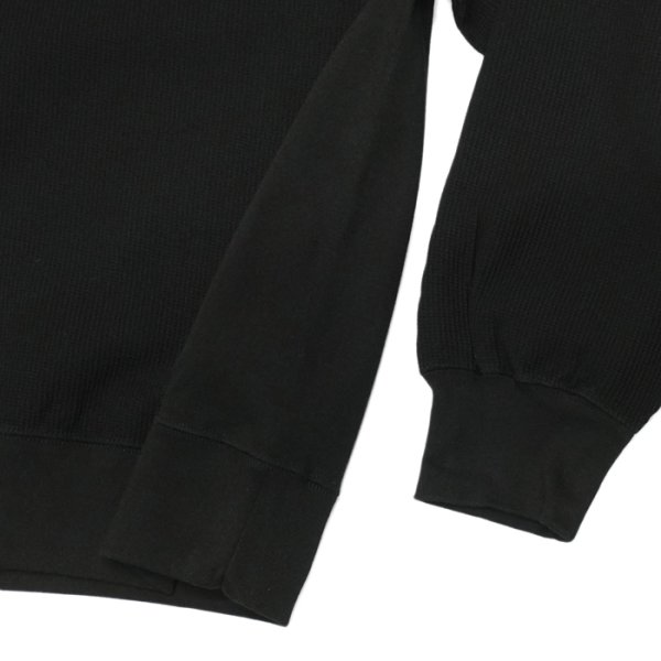 画像5: blurhms ROOTSTOCK（ブラームスルーツストック）Rough&Smooth Thermal Pullover（ラフ&スムースサーマルプルオーバー）/ Black（ブラック） (5)